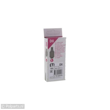 Zekering Meterkast 16A 500V snel - Universeel - 51523510 - 51523510001 - 5.15.23.51-0 - 0042503 - 3838895000143