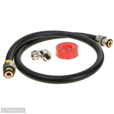 Gasslang 100cm met aansluitSet - Easyfiks - 51835716 - 8713411002663 - 51835716001 - SM2068 - 5021879215161 - 5.18.35.71-6
