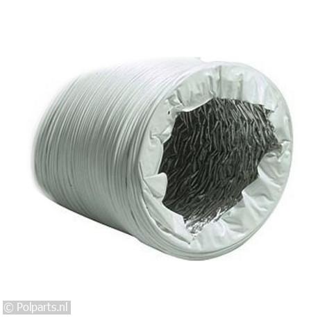 Slang 125mm wit -PVC met aluminium- 10 meter - Nedco - 52325430 - 8716236126507 - 52325430001 - 61203800 - 13906 - 5.23.25.43-0 - 8713512014893