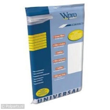 Filter wasemkap normaal 47x97cm - Wpro - 52328016 - 8015250041538 - 52328016001 - 484000008523 - 8015250470307 - 5.23.28.01-6
