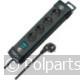 Tafelcontactdoos 3x1,5mm2 3500W 16A Zwart 1,8M - Brennenstuhl - 53900300 - 4007123623983 - 53900300001 - 1951140100 - 5.39.00.30-0