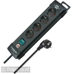 Tafelcontactdoos 3x1,5mm2 3500W 16A Zwart 1,8M Tafelcontactdoos 3x1,5mm2 3500W 16A Zwart 1,8M