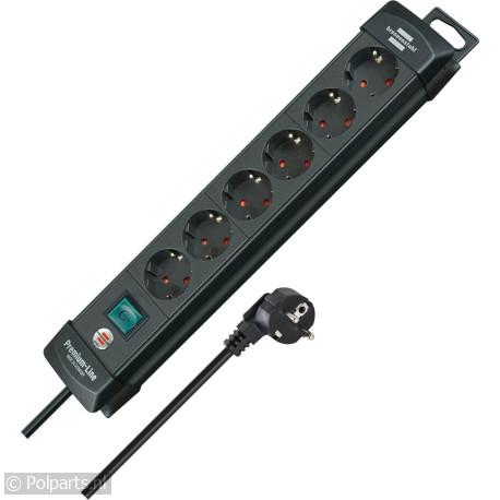 Tafelcontactdoos 3x1,5mm2 3500W 16A Zwart 3M - Brennenstuhl - 53900310 - 4007123624140 - 53900310001 - 1951160100 - 5.39.00.31-0