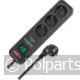 Tafelcontactdoos 3x1,5mm2 3500W 16A Antraciet 1,5M - Brennenstuhl - 53900350 - 4007123612802 - 53900350001 - 1158810315 - 5.39.00.35-0