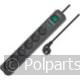 Tafelcontactdoos 3x1,5mm2 3500W 16A Antraciet 5M - Brennenstuhl - 53900360 - 4007123615872 - 53900360001 - 1159710515 - 5.39.00.36-0