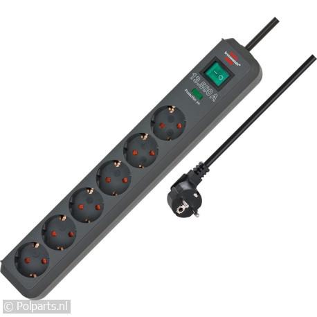 Tafelcontactdoos 3x1,5mm2 3500W 16A Antraciet 5M - Brennenstuhl - 53900360 - 4007123615872 - 53900360001 - 1159710515 - 5.39.00.36-0