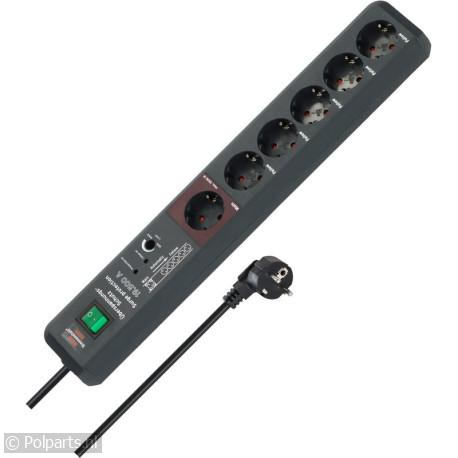 Tafelcontactdoos Secure-Tec automatische stekkerdoos 19.500A 3m - Brennenstuhl - 53900390 - 4007123611874 - 53900390001 - 1159490966 - 5.39.00.39-0