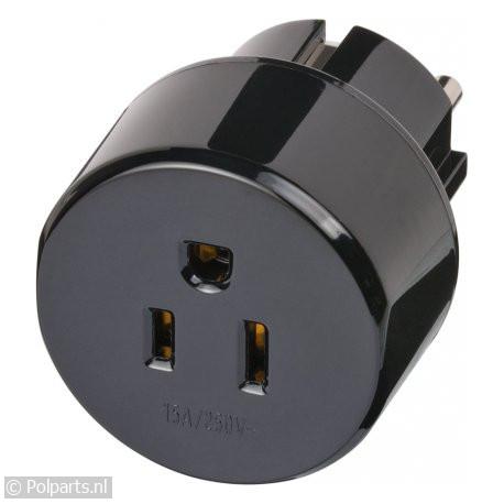Verloopstekker USA - NL - Brennenstuhl - 53903030 - 4007123170722 - 53903030001 - 1508520 - 5.39.03.03-0