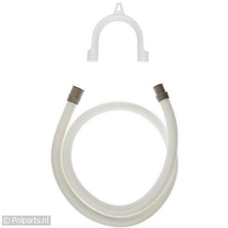 Slang afvoer 1,5meter compleet - AEG/Electrolux/Zanussi - 54055407 - 7321429554794 - 54055407001 - 9029793362 - 7321422784723 - 5.40.55.40-7