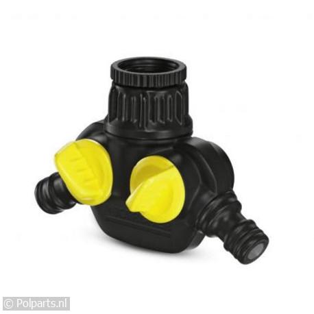 Verdeelstuk 2-weg verdeler - Karcher - 54150080 - 4039784620254 - 54150080001 - 26451990 - 5.41.50.08-0