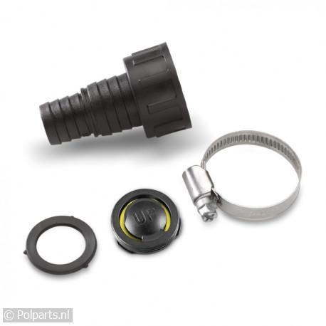 Connector 3/4" en 1" afvoerslang met terugslagklep - Karcher - 54150300 - 4039784223264 - 54150300001 - 69973590 - 5.41.50.30-0