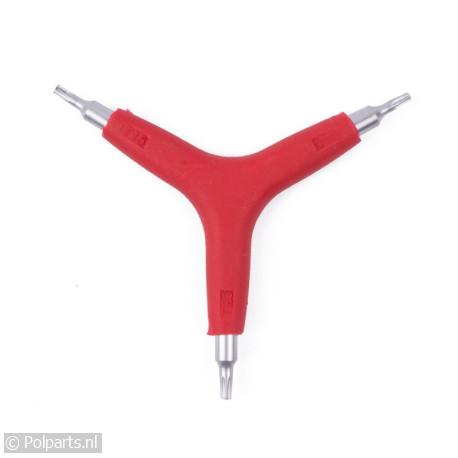 Schroevendraaier 3-weg torx - Benson - 55010070 - 8717729114599 - 55010070001 - 006060 - 5.50.10.07-0