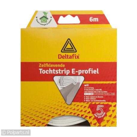 Tochtstrip E profiel zelfklevend - Deltafix - 55502022 - 8711517001542 - 55502022001 - 154 - 5.55.02.02-2