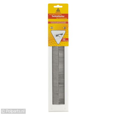 Brievenbus met borstel wit - Deltafix - 55502140 - 8711517001917 - 55502140001 - 191 - 5.55.02.14-0