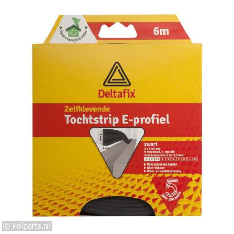 Tochtstrip E-profiel zelfklevend - Deltafix - 55502202 - 8711517001535 - 55502202001 - 153 - 5.55.02.20-2