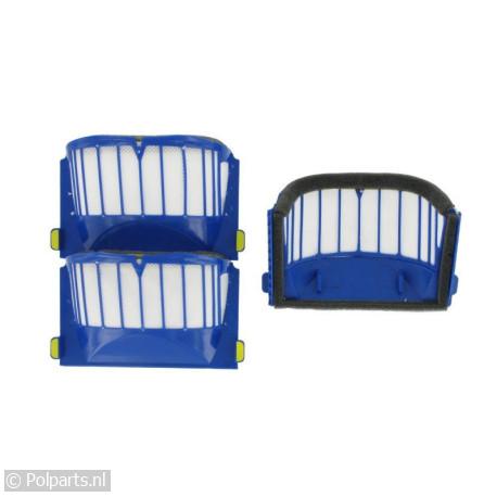 Filter iRobot Roomba -3 Stuks- - Universeel - 60006150 - 60006150001 - 27IR01 - 6.00.06.15-0 - 8713411207761 - 5053197014393