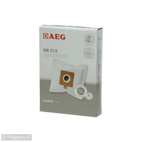 Stofzuigerzak GR51 incl filters - AEG/Electrolux/Zanussi - 60102730 - 3023372026772 - 60102730001 - GR51S 9001667402 - 7319599009725 - 6.01.02.73-0 - 9001667402