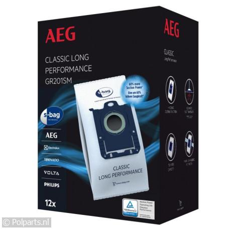 GR201SM S-Bag Classic Long Performance Stofzuigerzak - AEG/Electrolux/Zanussi - 60102750 - 7319599031788 - 60102750001 - 9001688242 - 6.01.02.75-0