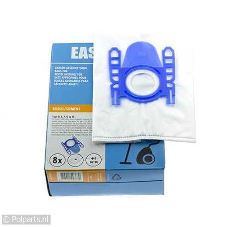 Stofzuigerzak Type D / E / F / G / H S07 - Easyfiks - 60502206 - 8713411003639 - 60502206001 - 461407 - 8713411003646 - 8713411004124 - 6.05.02.20-6