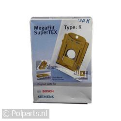 Stofzuigerzak Type K