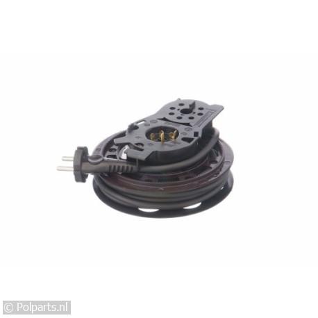 Haspel voor snoer compleet - Bosch/Siemens - 60553010 - 8713411147609 - 60553010001 - 00490642 - 6.05.53.01-0 - 490642