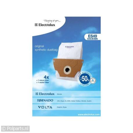 Stofzuigerzak ES49 E44/E49N - AEG/Electrolux/Zanussi - 60702440 - 7391625261567 - 60702440001 - ES49 9002565464 - 3023372034548 - 9002565464 - 884962780527 - 6.07.02.44-0