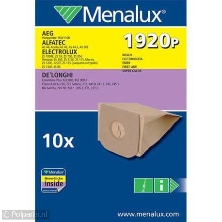 Stofzuigerzak E128 - AEG/Electrolux/Zanussi - 60702970 - 8009279232916 - 60702970001 - 9001967299 - 3023372029667 - 6.07.02.97-0