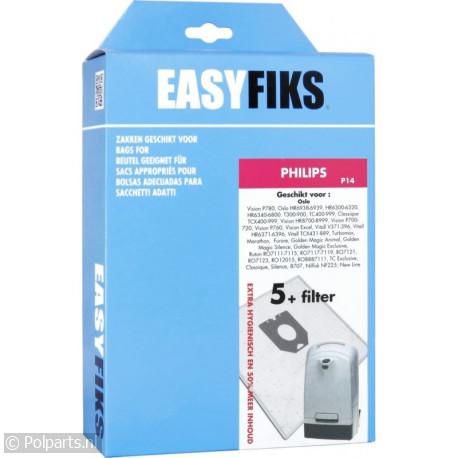 Stofzuigerzak Oslo -P14- - Easyfiks - HR6938OSH - 62702307 - 5021879211385 - 62702307001 - 5021879211392 - 6.27.02.30-7