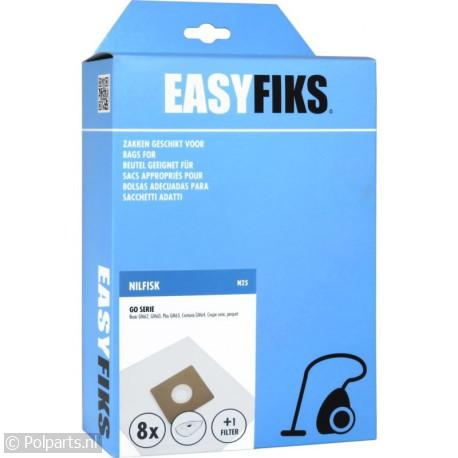 Stofzuigerzak Nilfisk Go-series - Easyfiks - 78602600 - 62902186 - 8713411004032 - 62902186001 - 8713411004049 - 6.29.02.18-6