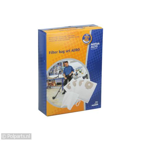 Stofzuigerzak Aero - Nilfisk - 62902400 - 4005337104816 - 62902400001 - 302002404 - 6.29.02.40-0 - 107419590 - 5715492213238