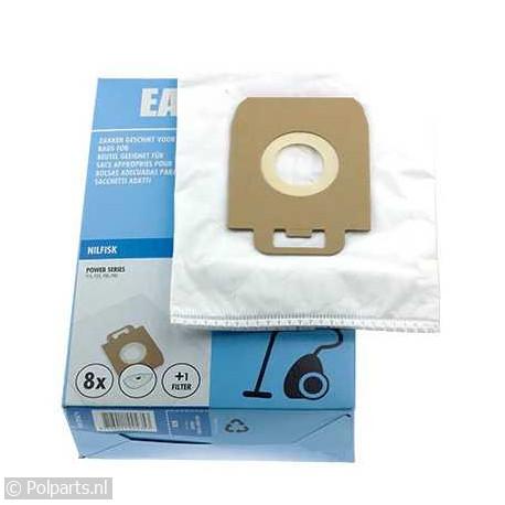 Stofzuigerzak Nilfisk Power series - Easyfiks - 62902416 - 8713411004353 - 62902416001 - 1470416500 - 8713411004360 - 6.29.02.41-6