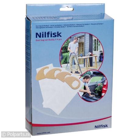 Stofzuigerzak Nilfisk Buddy II - Nilfisk - 62902490 - 5715492144419 - 62902490001 - 81943048 - 6.29.02.49-0
