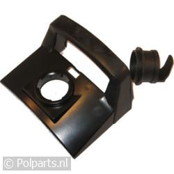 Handgreep met slangaansluiting