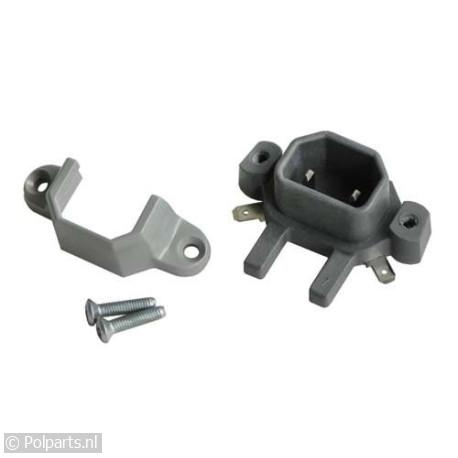 Aansluitbakje met rechte pennen -Set- - Nilfisk - 62955200 - 5021879142115 - 62955200001 - 20705400 - 6.29.55.20-0 - 7319519631272