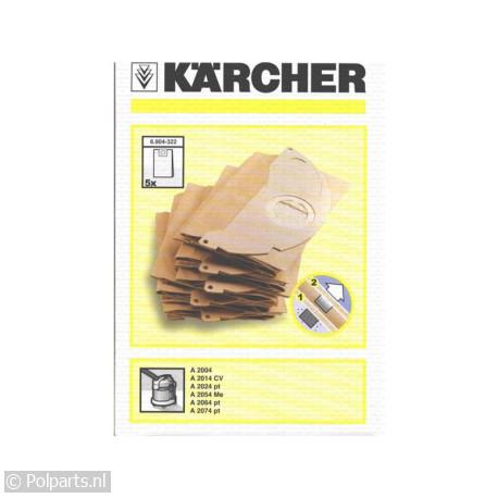 Stofzuigerzak - Karcher - 63802090 - 4039784059290 - 63802090001 - 69043220 - 6.38.02.09-0