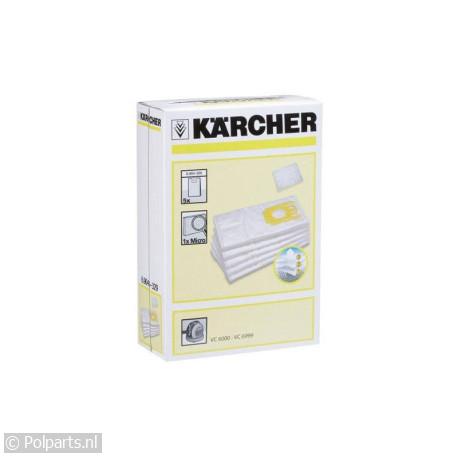 Stofzuigerzak met 1 microfilter - Karcher - 63802150 - 4039784071247 - 63802150001 - 69043290 - 6.38.02.15-0