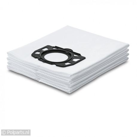Stofzuigerzak vlies -4 Stuks- - Karcher - 63802190 - 4039784945241 - 63802190001 - 28630060 - 6.38.02.19-0