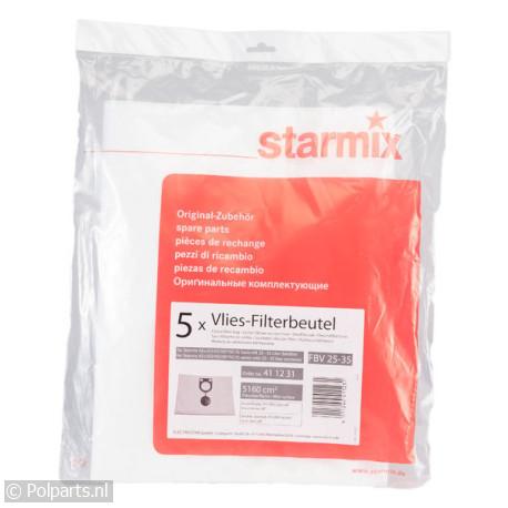 Stofzuigerzak 32/35 liter ketels - Starmix - 65602040 - 4011240413099 - 65602040001 - 411231 - 4011240411231 - 6.56.02.04-0