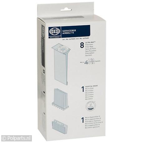 Stofzuigerzak service box K-serie - Sebo - 66802070 - 4012615669509 - 66802070001 - 6695ER - 6.68.02.07-0