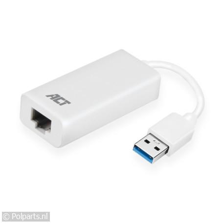 Netwerk Adapter USB 3.0 tot 1000Mbps - ACT - 74600234 - 8716065490602 - 74600234001 - AC4410 - 7.46.00.23-4