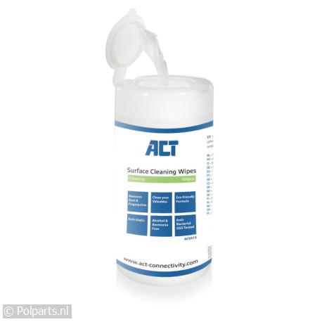 Schoonmaakdoekjes Hersluitbare doseerbus - ACT - 74605014 - 8716065491760 - 74605014001 - AC9515 - 7.46.05.01-4