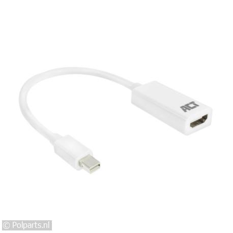 Mini DisplayPort verloopkabel - ACT - 74625394 - 8716065491272 - 74625394001 - AC7525 - 7.46.25.39-4