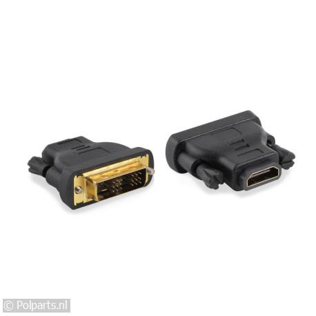 Verloopadapter DVI-D male - HDMI A female - ACT - 74625404 - 8716065491319 - 74625404001 - AC7565 - 7.46.25.40-4