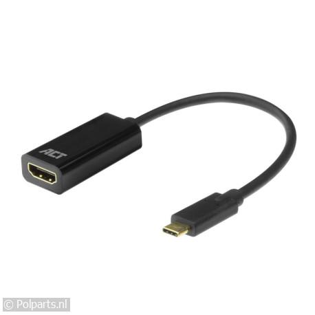 USB TypeC naar HDMI converter - ACT - 74625574 - 8716065491098 - 74625574001 - AC7305 - 7.46.25.57-4