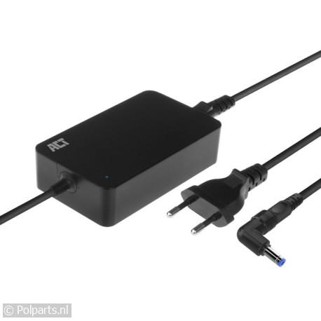 Compacte laptoplader (voor laptops tot en met 15,6 inch) - ACT - 74626794 - 8716065489828 - 74626794001 - AC2055 - 7.46.26.79-4