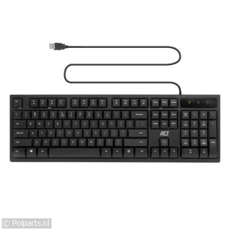 Business Keyboard USB / US layout - ACT - 74627934 - 8716065490794 - 74627934001 - AC5410 - 7.46.27.93-4