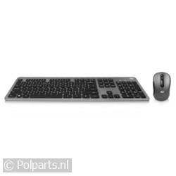 Draadloos Toetsenbord Set USB-C/USB-A Ontvanger Qwerty