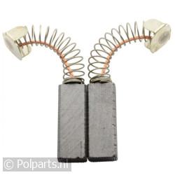 Koolborstel 6 x 9 x 25mm Set