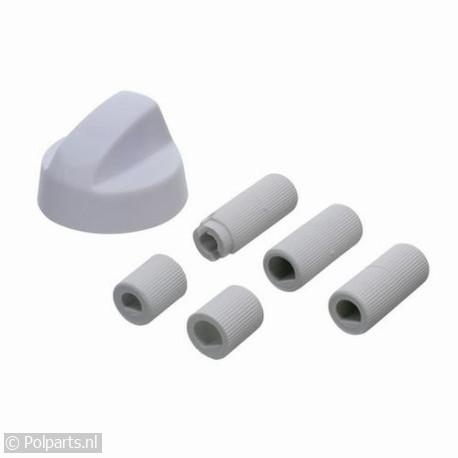 Knop van oven wit - Universeel - 90053020 - 8713411154072 - 90053020001 - 14UN19 - 9.00.53.02-0 - 5053197004639