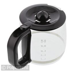 Koffiekan Incl. deksel, zwart